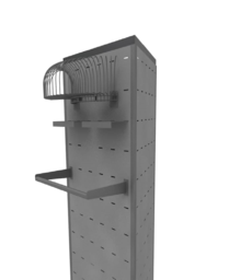 Вешало 3-х –стороннее с заполнением из перфолиста